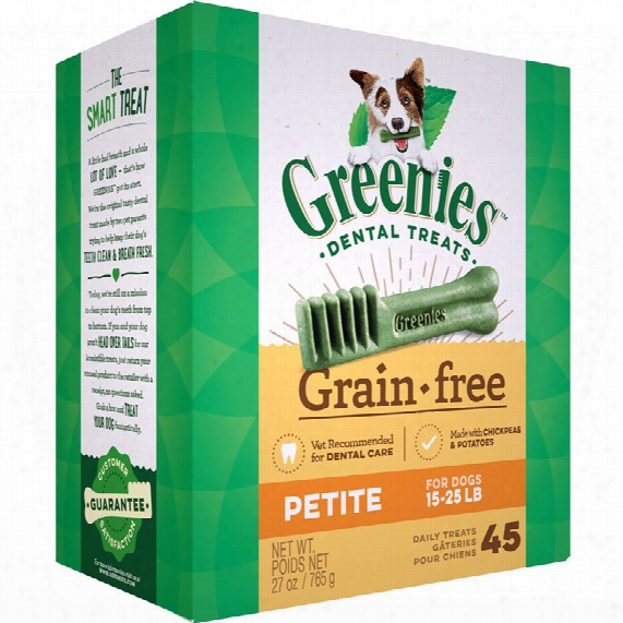 Greenies Grain Free Treat-pak - Petite 45 Treats (27 Oz)