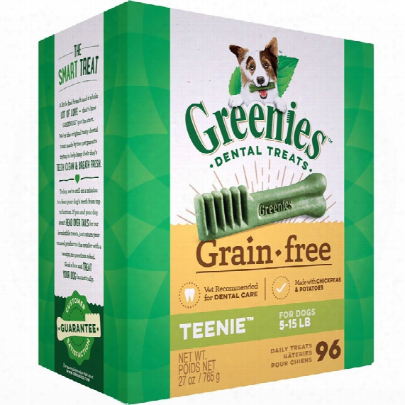 Greenies Grain Free Treat-pak - Teenie 96 Treats (27 Oz)