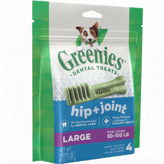 Greenies Hip & Joint Care Dental Chew - Large (4 Bones)