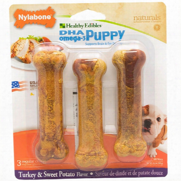 Health Y Edibles Puppy - Turkey & Sweet Potato Flavor Regular (3 Ct)