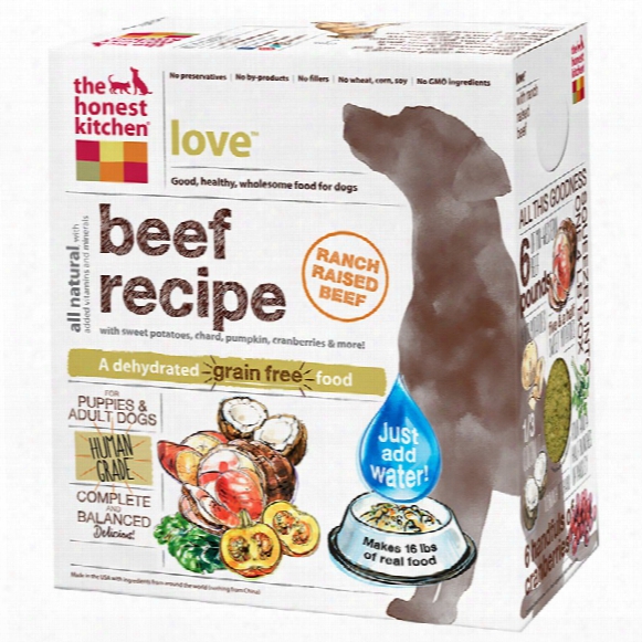 Honest Kitchen Love Dehydrated Grain-free Beef Dog Food (10 Lbs)
