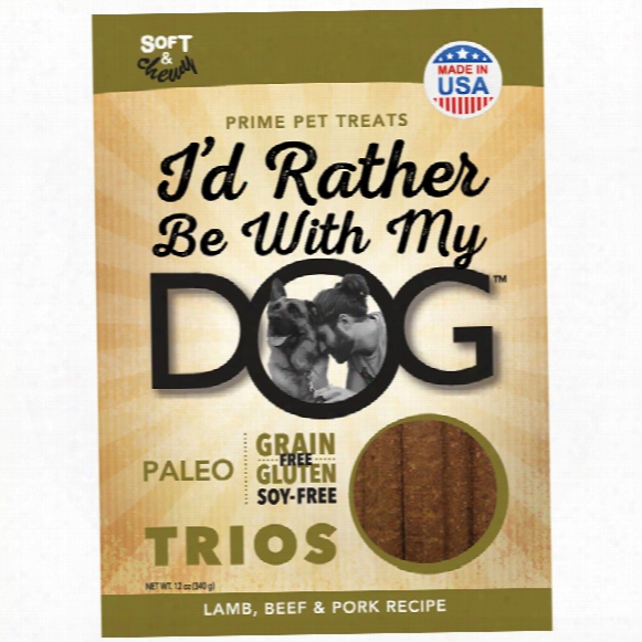I'd Rather Be With My Dog Paleo - Lamb, Beef, & Pork Trios (5 Oz)