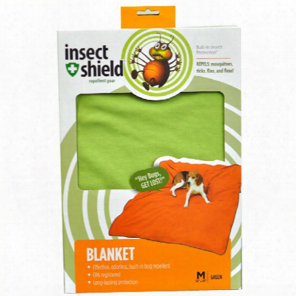 Insect Shield Blanket 56&quot;x48&quot; - Green