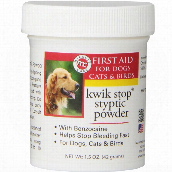 Miracle Care Kwik-stop Styptic Powder (1.5 Oz)
