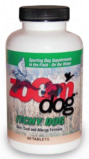 Zoom Dog Itchy Dog Skin, Coat & Allergy Formula (60 Tabs)