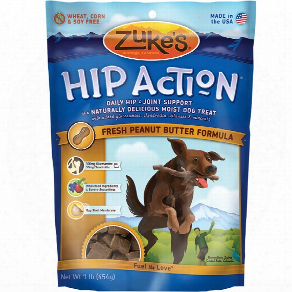 Zuke's Hip Action With Glucosamine And Chondroitin - Peanut Butter (1 Lb)