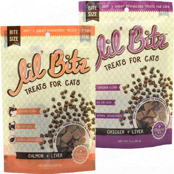 2-pack Lil' Bitz Training Treats For Cats Assorted Pack (6 Oz)