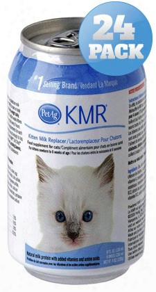 24 Pack Kmr Milk Replacer For Kittens (192 Oz)