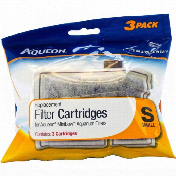Aqueon Mini Bow Replacement Filter Cartridges - Small (3 Pk)