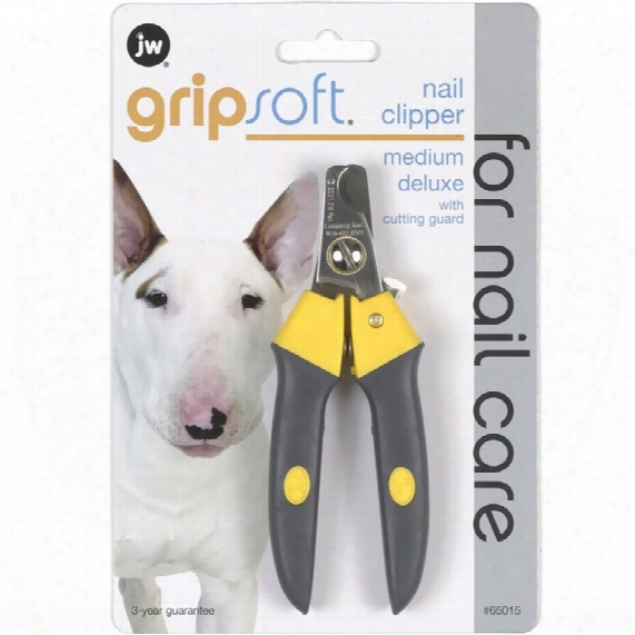 Jw Pet Grip Soft Dog Deluxe Nail Clipper (medium)