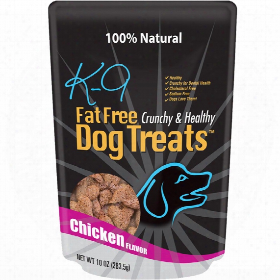K-9 Fat Free Dog Treats - Chicken Flavor (10 Oz)