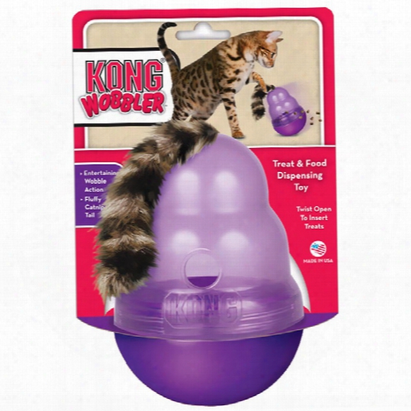 Kong Wobbler Cat Treat Dispensing Toy