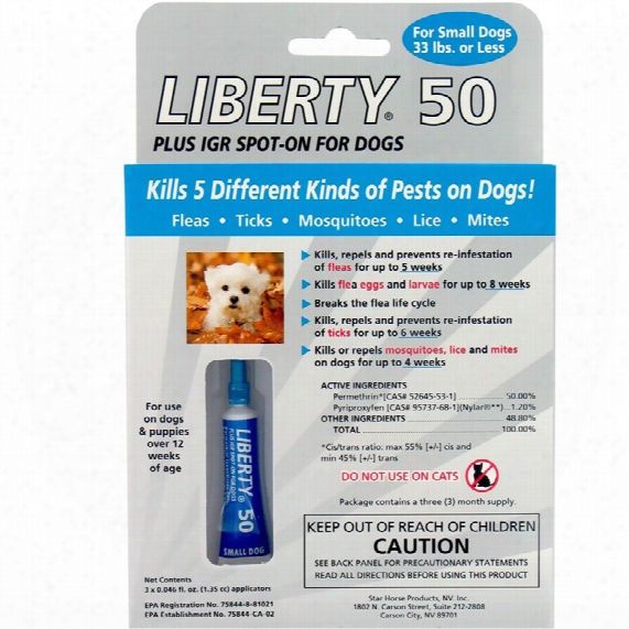 Liberty 50 Plus Igr Spot-on For Small Dogs (3 Months)