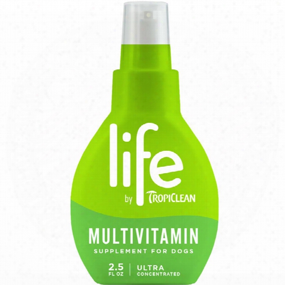 Life By Tropiclean Multivitamin Supplement For Dogs (2.5 Fl Oz)
