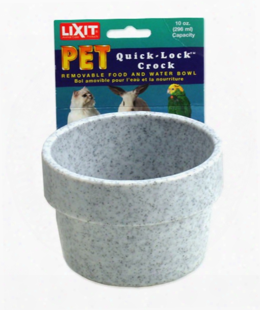 Lixit Bird Quick-lock Crock (10 Oz)