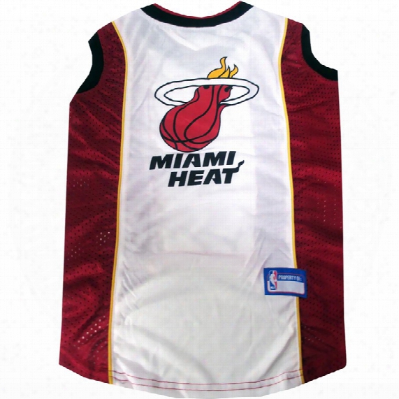 Miami Heat Dog Jersey - Large