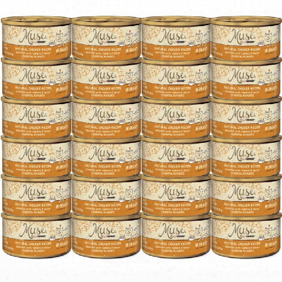 Muse Natural Chicken With Tomato & Carrot Cat Food In Gravy (24x3oz)