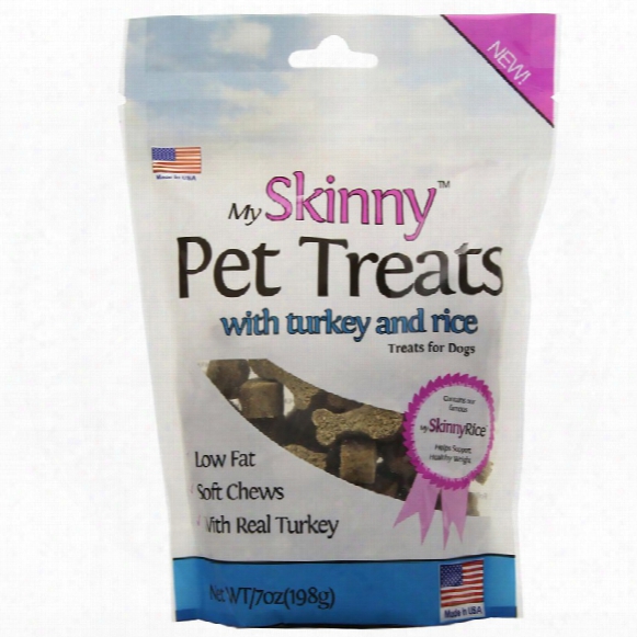 My Skinny Pet Mini Treats - Turkey & Rice (7 Oz)