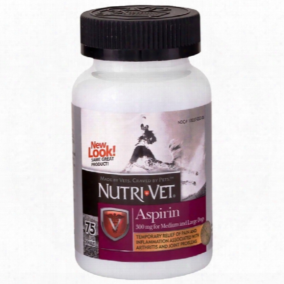 Nutri-vet K-9 Aspirin For Large Dogs (75 Chewables)