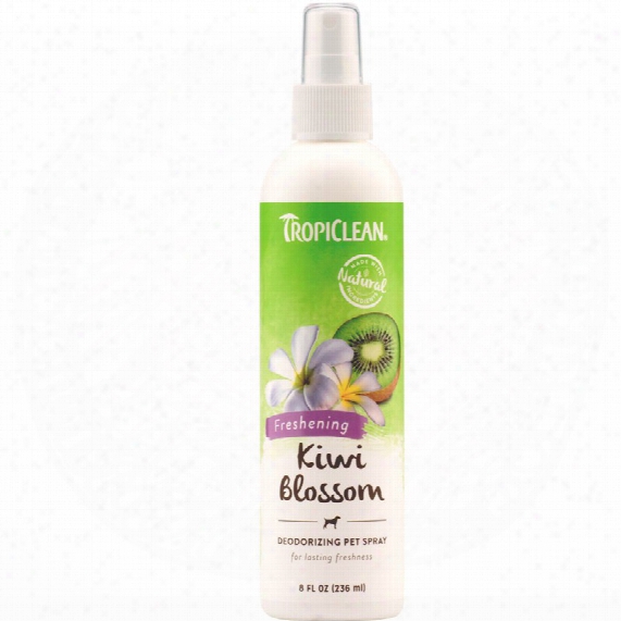 Tropiclean Kiwi Blossom Deodorizing Pet Spray (8 Fl Oz)