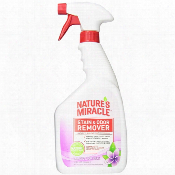 Nature's Miracle Stain & Odor Remover Tropical Bloom Scent (32 Oz)