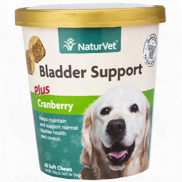 Naturvet Bladder Support Plus Cranberry For Dogs (60 Soft Chew)