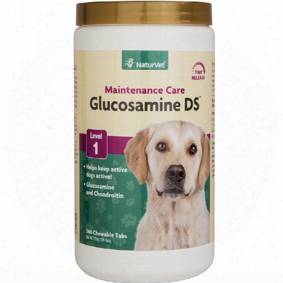 Naturvet Glucosamine Ds With Chondroitin (240 Chewable Tablets)