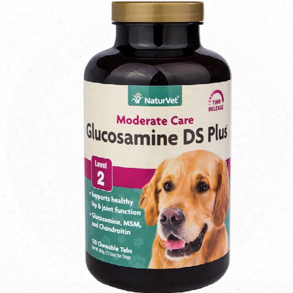 Naturvet Glucosamine Ds With Msm (120 Chewable Tablets)