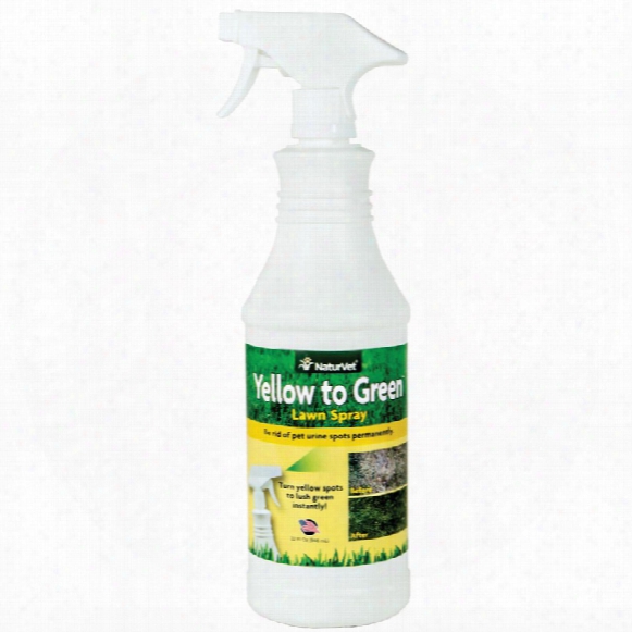 Naturvet Grasssaver Yellow To Green Lawn Spray (32 Oz)
