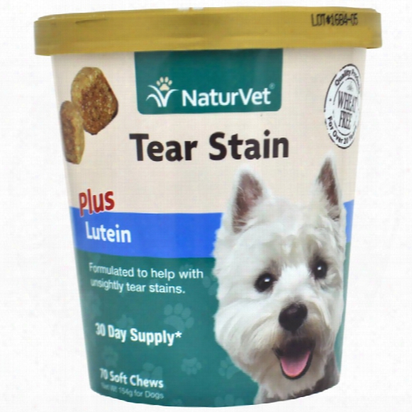 Naturvet Tear Stain Plus Lutein (70 Soft Chews)