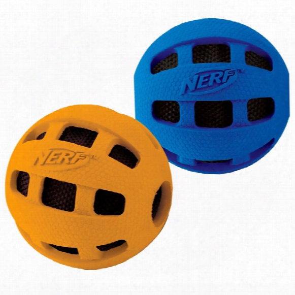 Nerf Dog Crunchable Checker Ball - Medium (4 In)