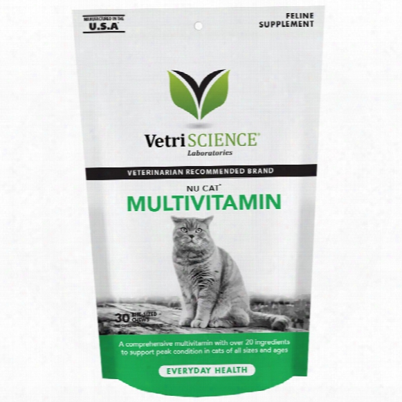 Nucat Multivitamin For Cats (30 Bite-sized Chews)