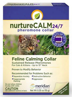 Nurturecalm 24/7 Feline Calming Pheromone Collar (upto 15&quot; Neck)