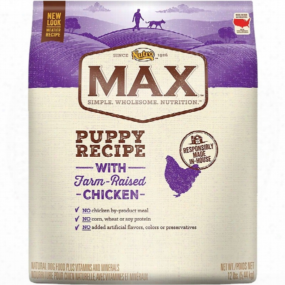Nutro Max Chicken & Rice - Puppy (12 Lb)