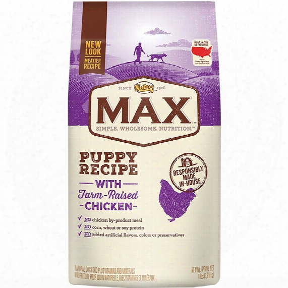 Nutro Max Chicken & Rice - Puppy (4 Lb)