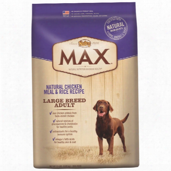 Nutro Max Large Breed Chicken & Rice - Adult Dog (15 Lb)