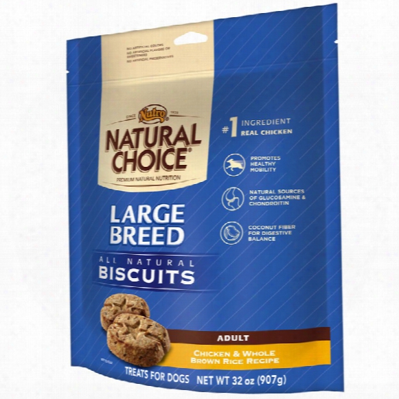Nutro Natural Choice Large Breed Chicken & Rice Biscuit - Adult Dog (32 Oz)