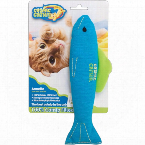 Ourpets Cosmic Catnip Fis H Cat Toy - Annette