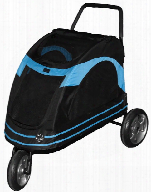 Pet Gear Roadster Pet Stroller - Black/blue