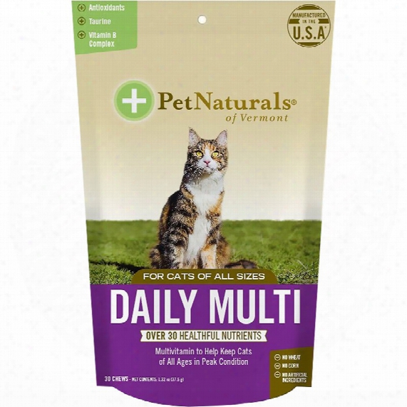 Pet Naturals Daily Multi For Cats (30 Chews)