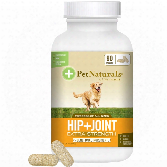 Pet Naturals Hip & Joint Extra Strength For Dogs (90 Tablets)