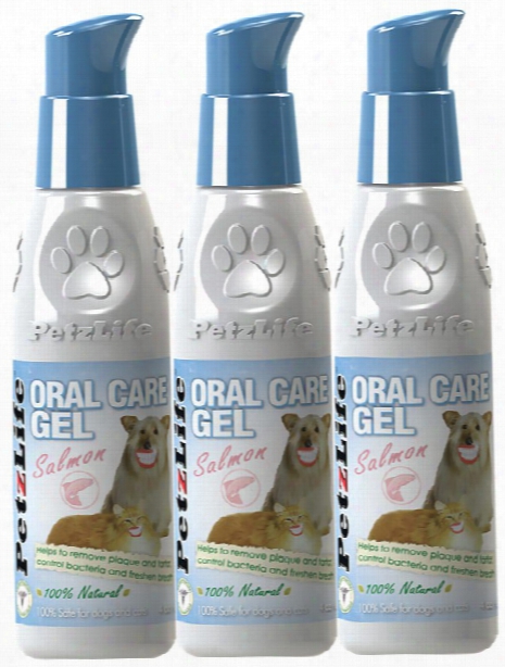 3-pack Petzlife Oral Care Gel W/ Salmon Oil (12 Oz)