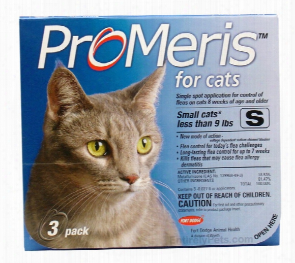 3 Pack Promeris For Cats Under 9 Lbs