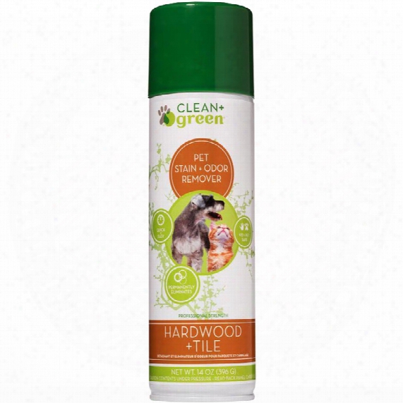 Clean & Green Pet Stain, Odor Remover & Hardwood Tile Eliminator (14 Oz)