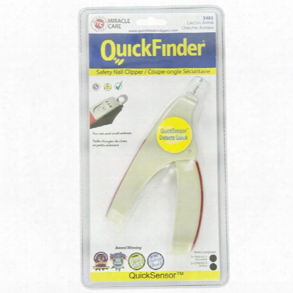 Miracle Care Quickfinder Saftey Nail Clipper For Cats/small Animals