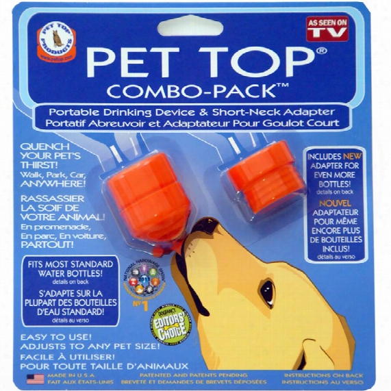 Pet Top Combo Pack - Portable Drinking & Short Neck Adapter