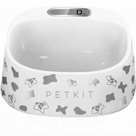Petkit Fresh Smart Digital Feeding Pet Bowl - Black/white Pattern