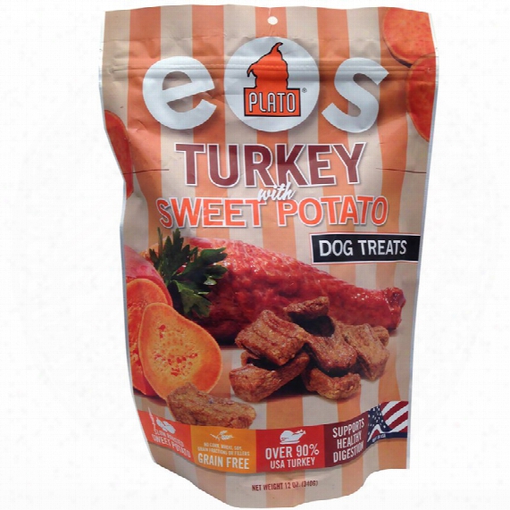Plato Eos Turkey & Sweet Potato Dog Treats (12 Oz)