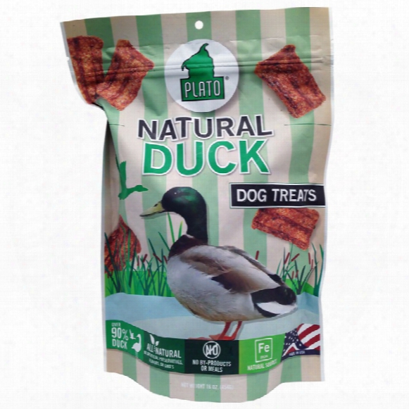 Plato Natural Duck Dog Treats (16 Oz)