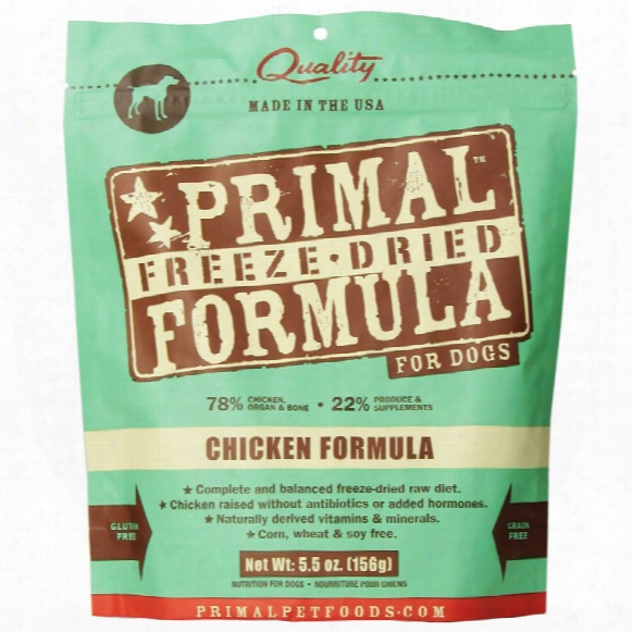 Primal Freeze Dried Chicken Dog Food (5.5 Oz)